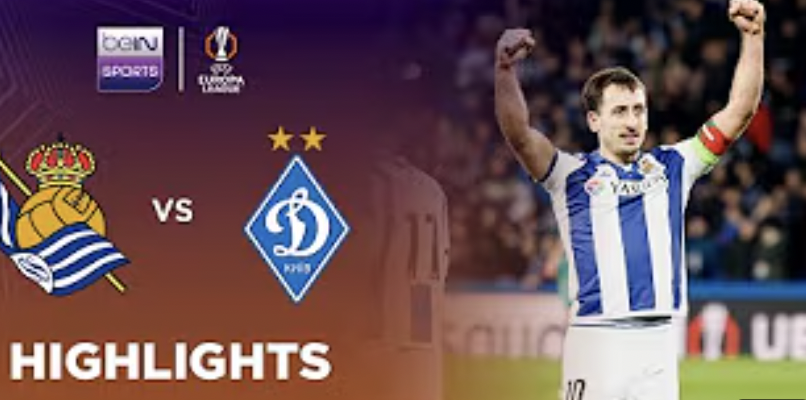 Real Sociedad 3-0 Dynamo Kyiv | Europa League 24/25 Match Highlights